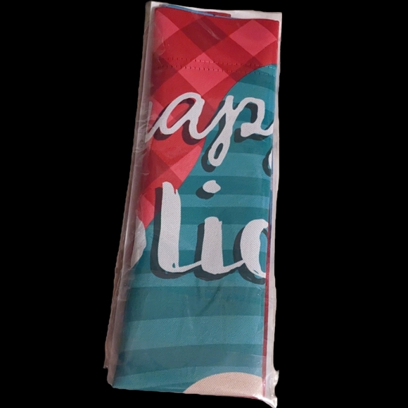 Wincraft 2 Sided Garden Gnome Small Winter Yard Flag Let it Snow Happy H… - Picture 3 of 3